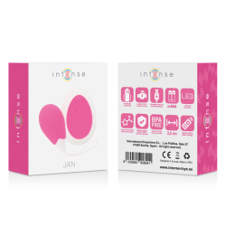 Intense - Vibrateur Jan Egg Télécommande Rose